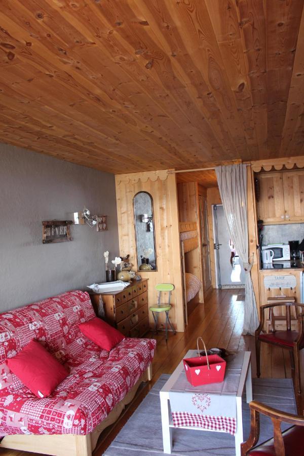 Praloup 1600 Beau Studio Avec Tres Belle Vue Pra Loup Exteriör bild